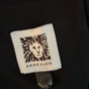 Ladies’ black linen look dress